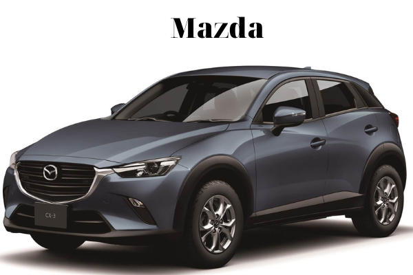 Hình minh họa ô tô Mazda