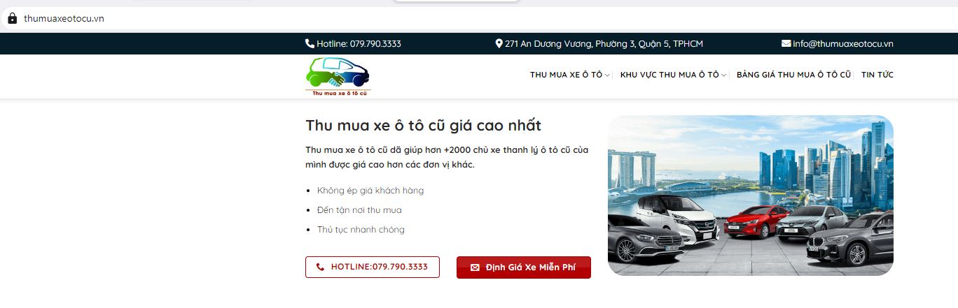 Thumuaxeotocu.vn là địa chỉ chuyên cung cấp dịch vụ mua bán xe uy tín, chất lượng